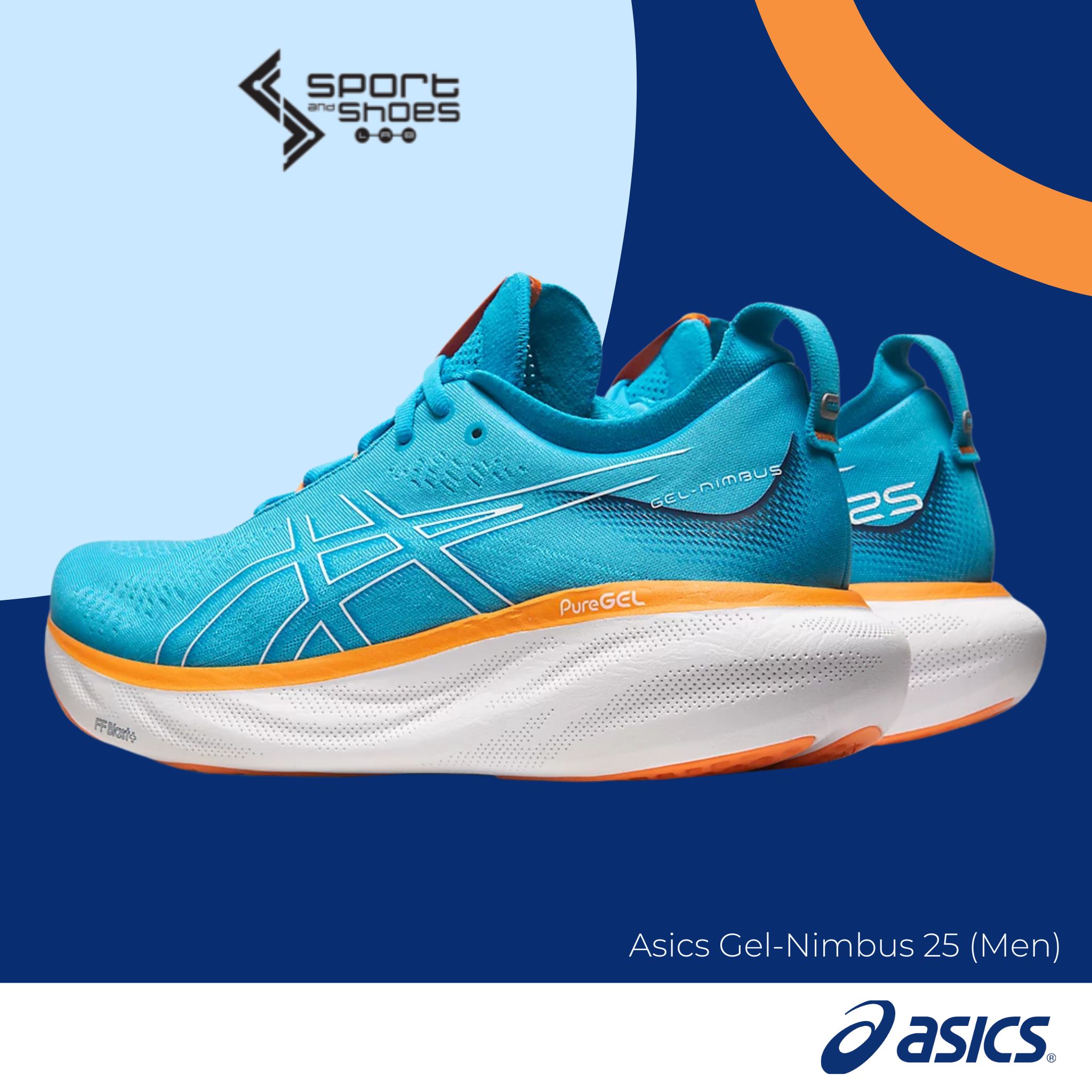 Asics Gel-Nimbus25 (4E) (M) (1011B618-400)